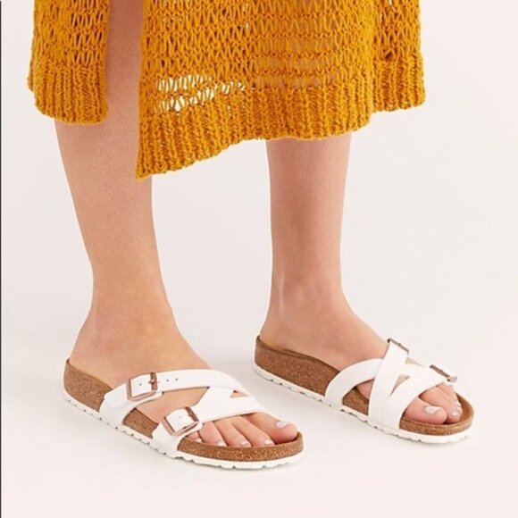 Free people Birkenstock Yao size 39 white new - Picture 2 of 5